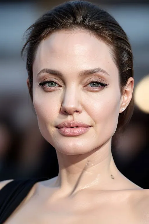 Detailed portrait of an attractive woman with striking eyes, created using Stable Diffusion AI.